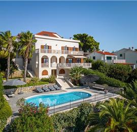 5 bedroom beachfront villa with pool on Ciova Island, Trogir, sleeps 12